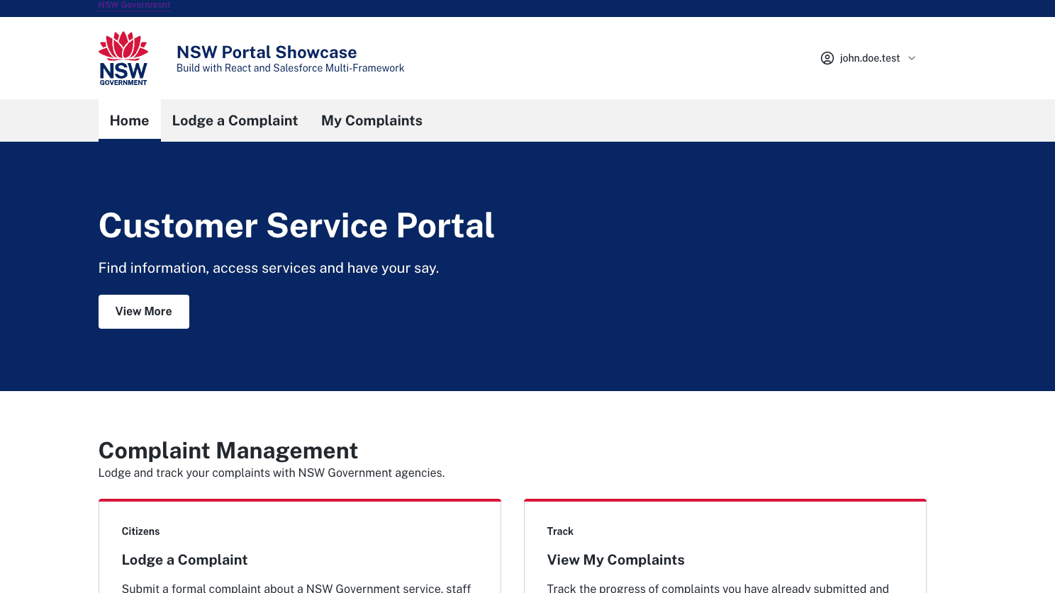 NSWPortal screenshot